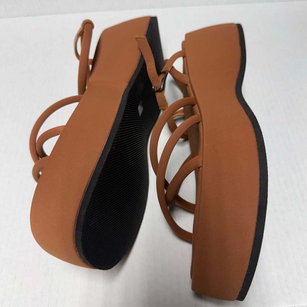 Coutgo Women's Strappy Platform Sandals - Size 9 - New - Picture 5 of 8